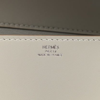 Hermes Tadelakt Medor Clutch 23 Gris Perle 5 of 7
