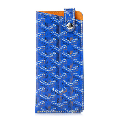 Goyard Goyardine Montmartre Glasses Case Sky Blue 1 of 5