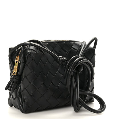 Bottega Veneta Nappa Intrecciato Mini Loop Camera Bag Black 2 of 8