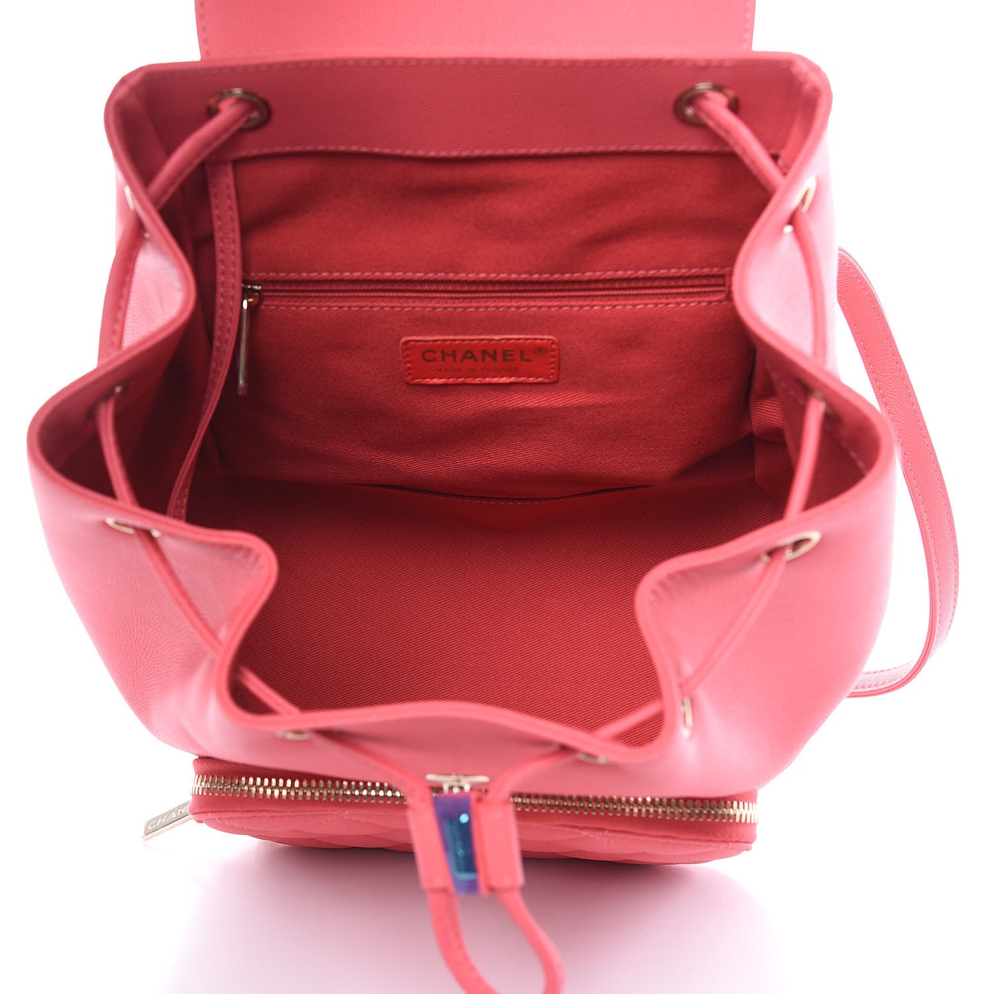 Caviar Quilted Business Affinity Backpack Pink
