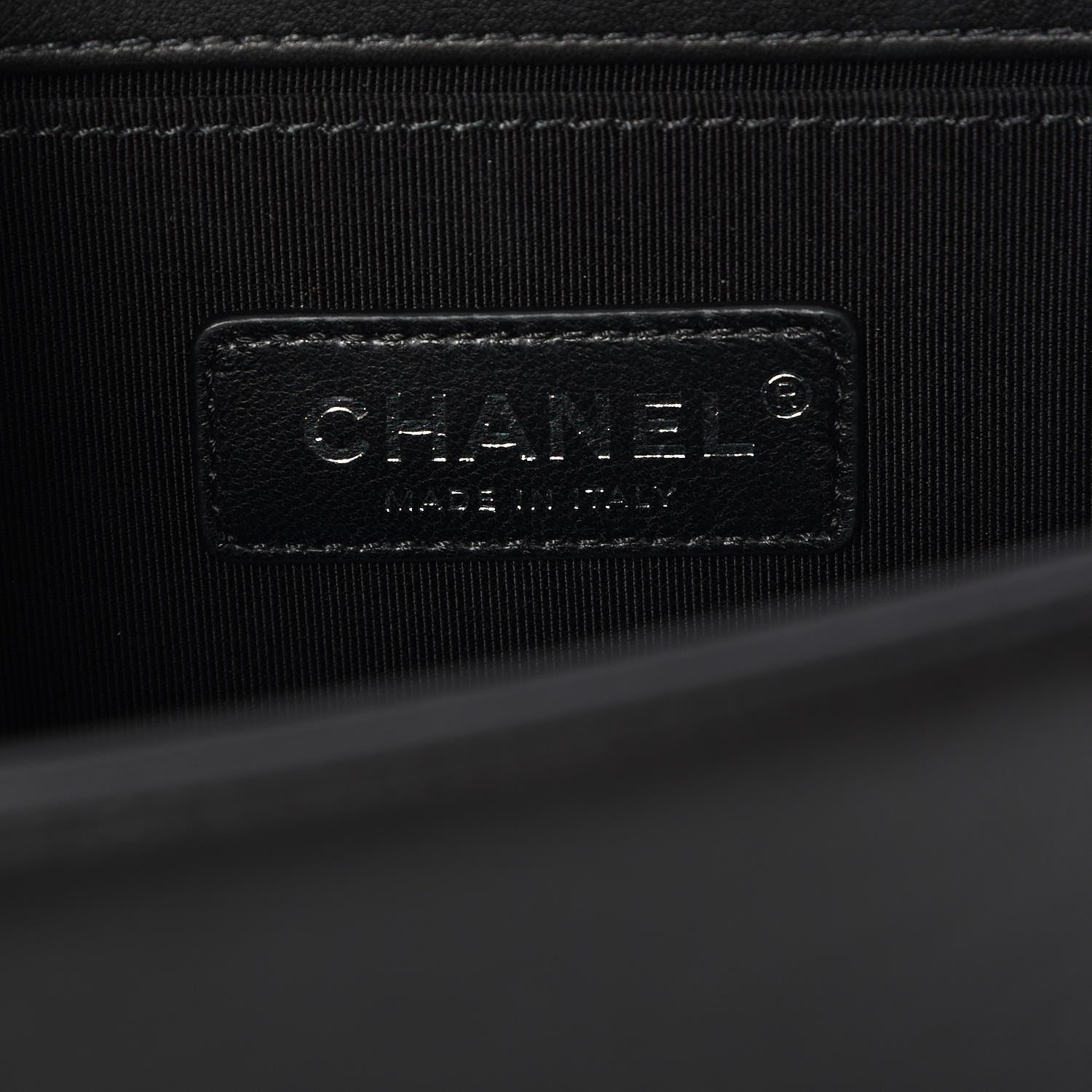 Chanel Calfskin Quilted Medium Boy Flap Black 6 of 8