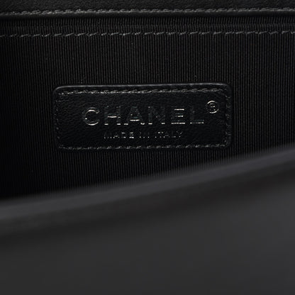 Chanel Calfskin Quilted Medium Boy Flap Black 6 of 8