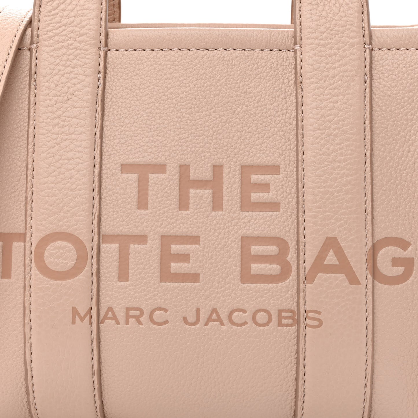 Grained Calfskin Small The Tote Bag Rose Dust