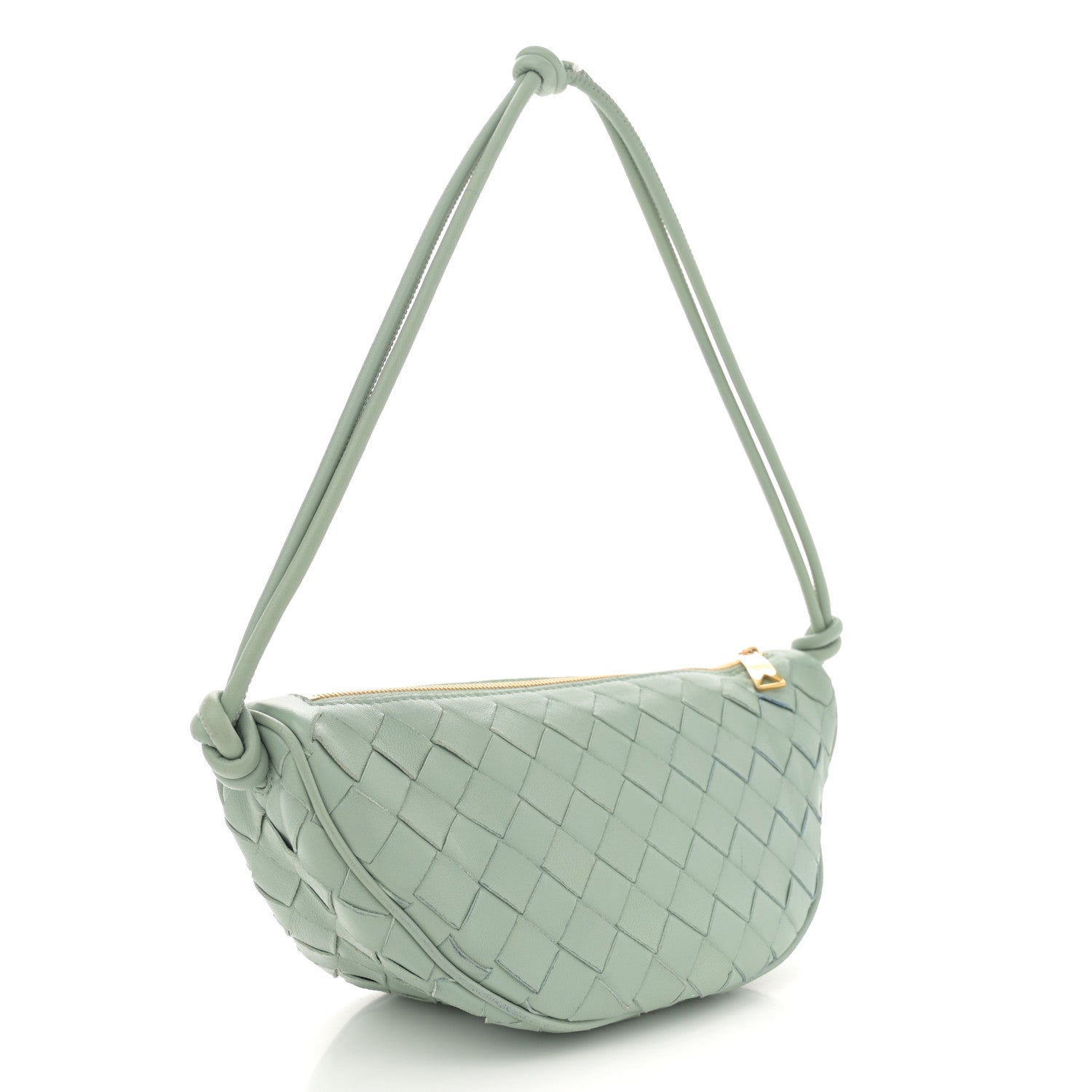 Bottega Veneta Nappa Intrecciato Half Moon Pouch On Strap Sauge 3 of 10