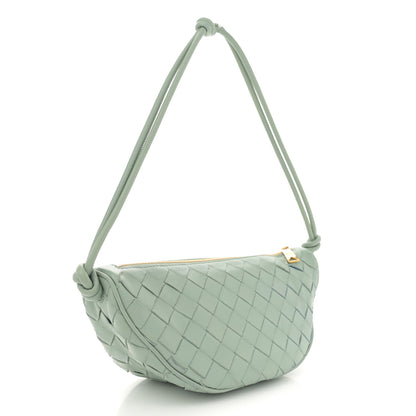 Bottega Veneta Nappa Intrecciato Half Moon Pouch On Strap Sauge 3 of 10