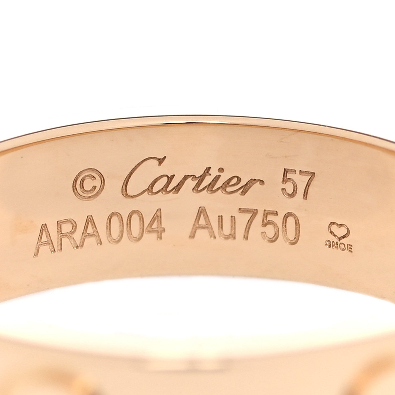 Cartier 18K Yellow Gold 5.5mm LOVE Ring 57 8 4 of 4
