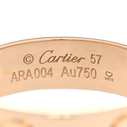 Cartier 18K Yellow Gold 5.5mm LOVE Ring 57 8 4 of 4