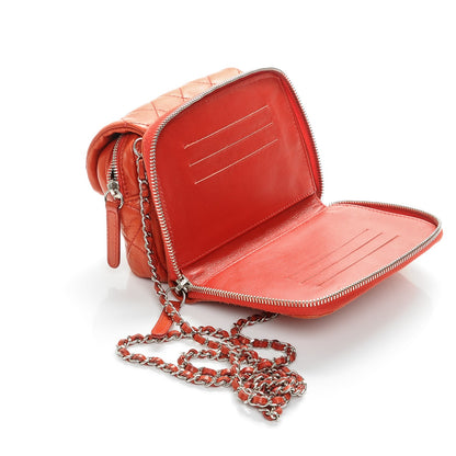 Chanel Lambskin Quilted New Mini Flap Red 9 of 9