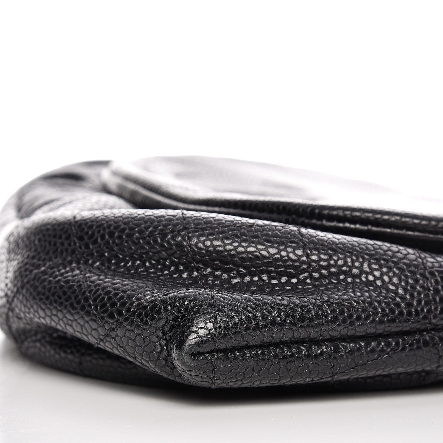 Chanel Caviar Half Moon Wallet On Chain WOC Black 10 of 10