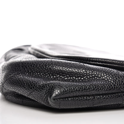 Chanel Caviar Half Moon Wallet On Chain WOC Black 10 of 10