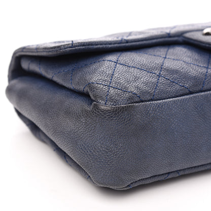 Chanel Caviar Quilted Medium Simply CC Flap Blue 7 of 14