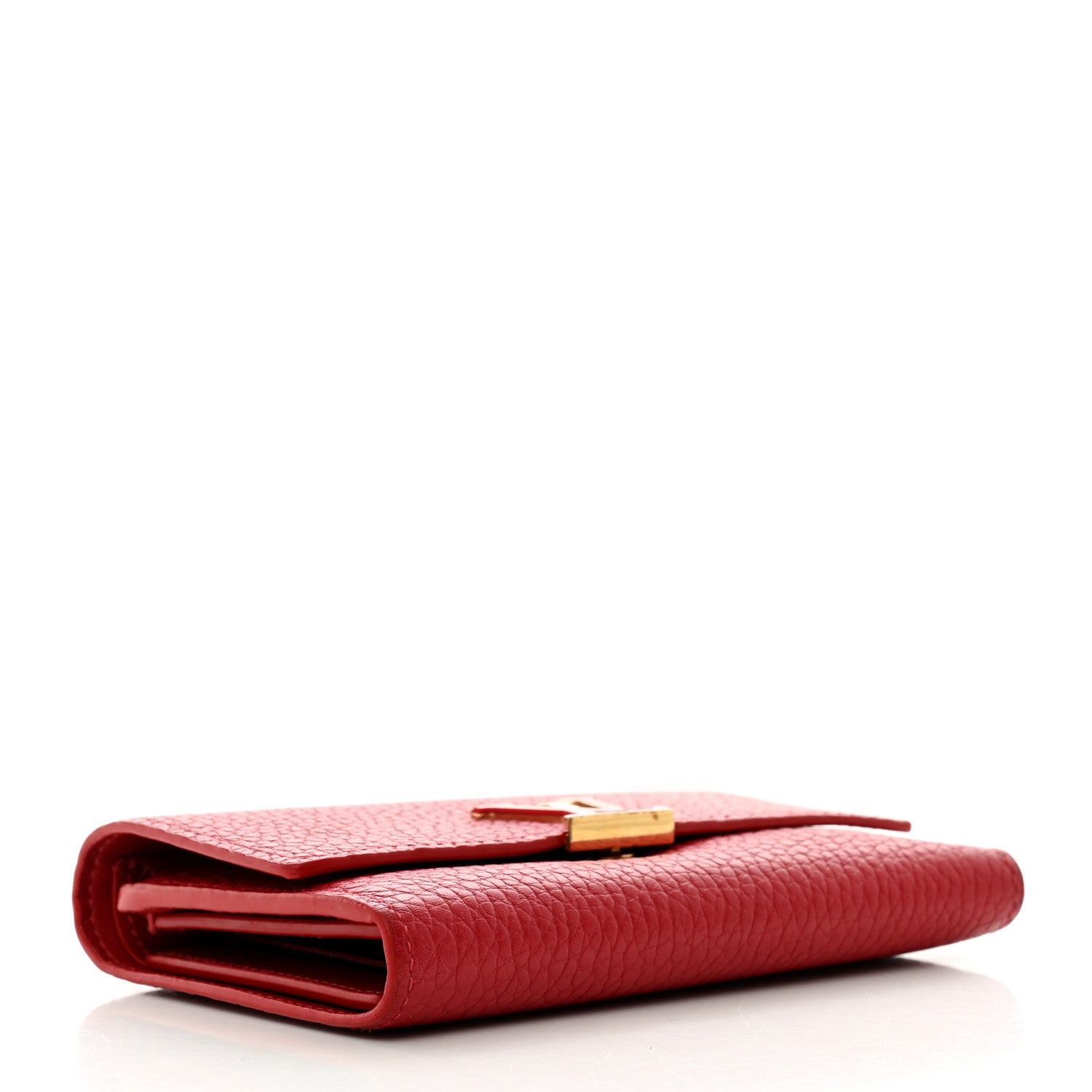 Louis Vuitton Taurillon Capucines Compact Wallet Scarlet 4 of 12