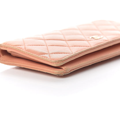 Chanel Lambskin Quilted Yen Wallet 11 of 18