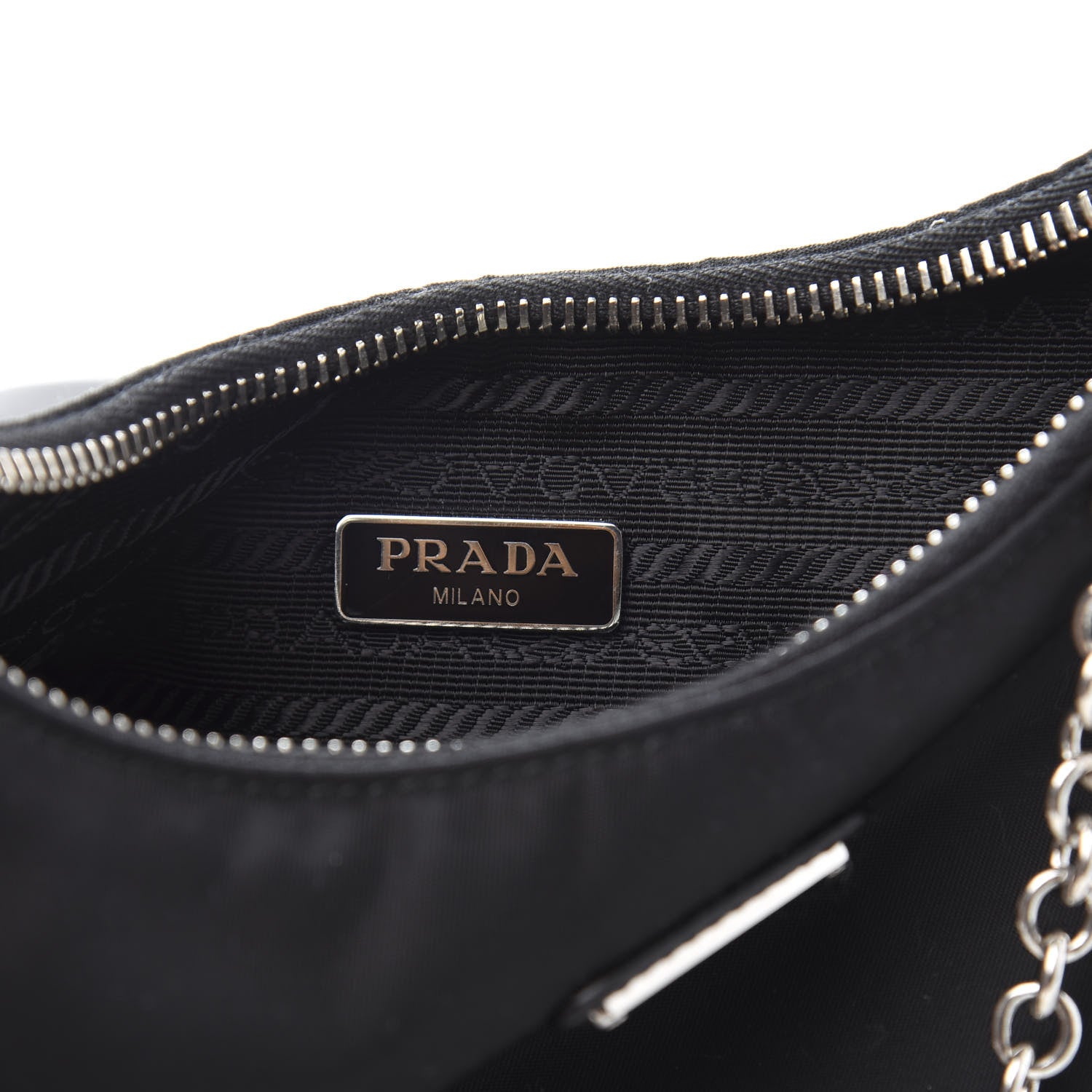 Prada Nylon Re-Edition 2005 Shoulder Bag Black 6 of 13