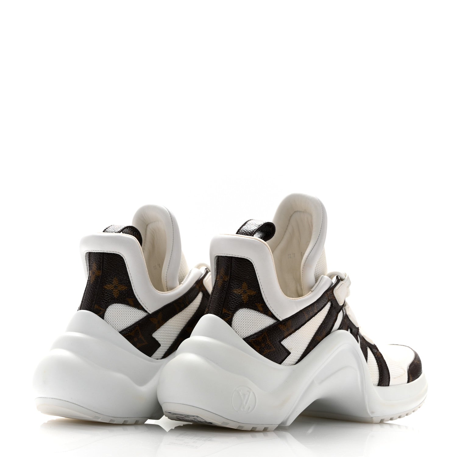 Louis Vuitton Patent Monogram LV Archlight Sneakers 39 White 5 of 11