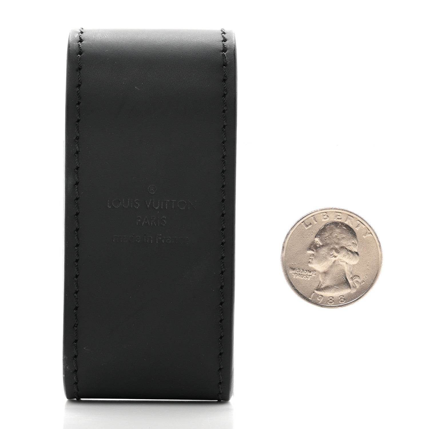 Louis Vuitton Calfskin Bag Holder Black 2 of 4