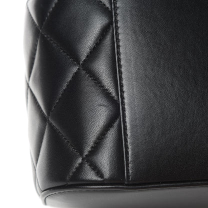 Chanel Lambskin Quilted Trendy Vanity Case Black 12 of 15