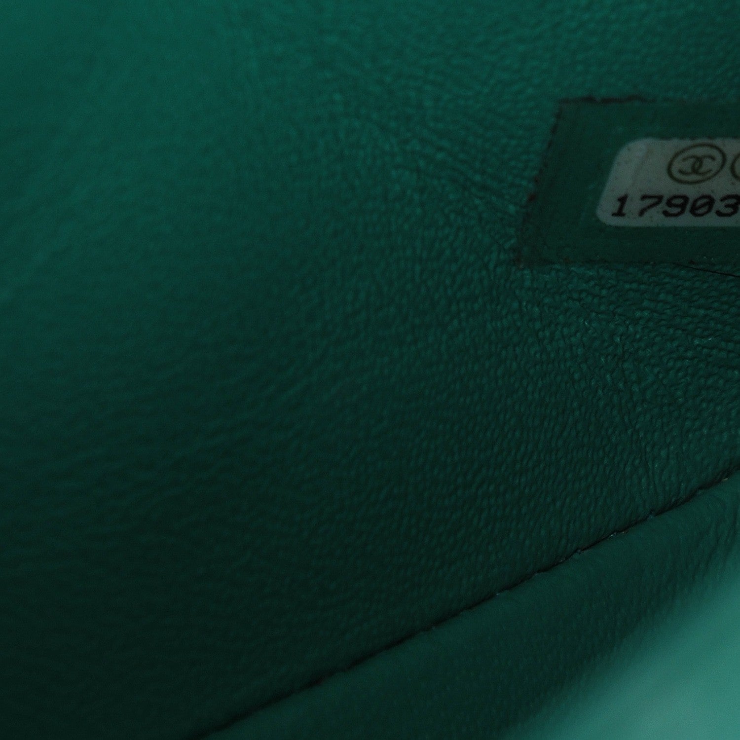 Chanel Iridescent Caviar Quilted Mini Square Flap Green 7 of 8