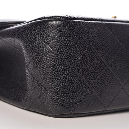 Chanel Caviar Quilted Jumbo Double Flap Black 11 of 14