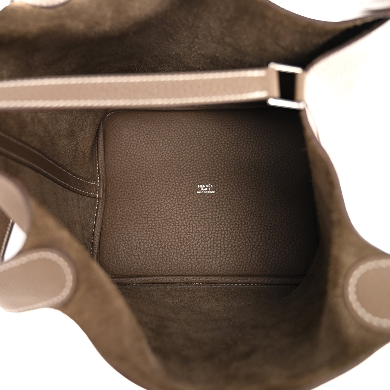 Hermes Taurillon Clemence Picotin Lock 22 MM Etoupe 5 of 11