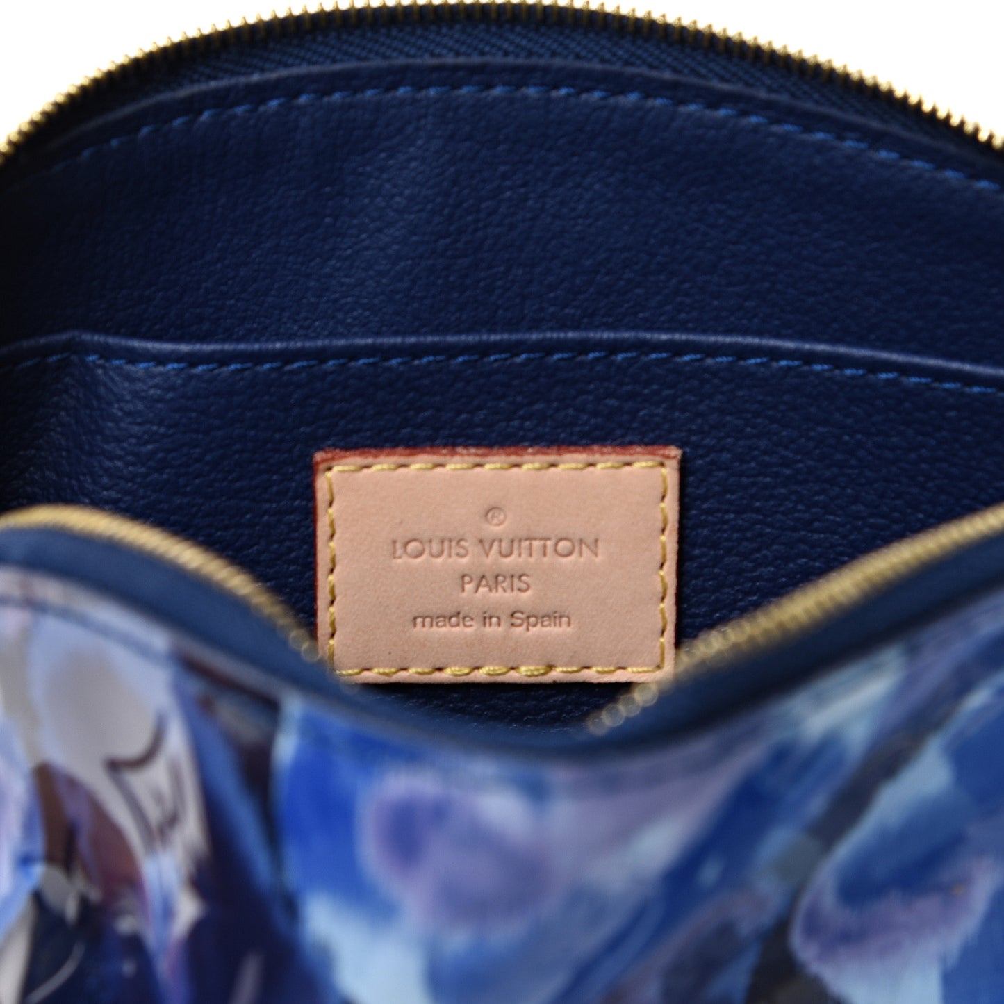 Vernis Ikat Cosmetic Pouch Grand Blue