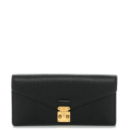 Louis Vuitton Veau Cachemire Dauphine Wallet Black 1 of 7