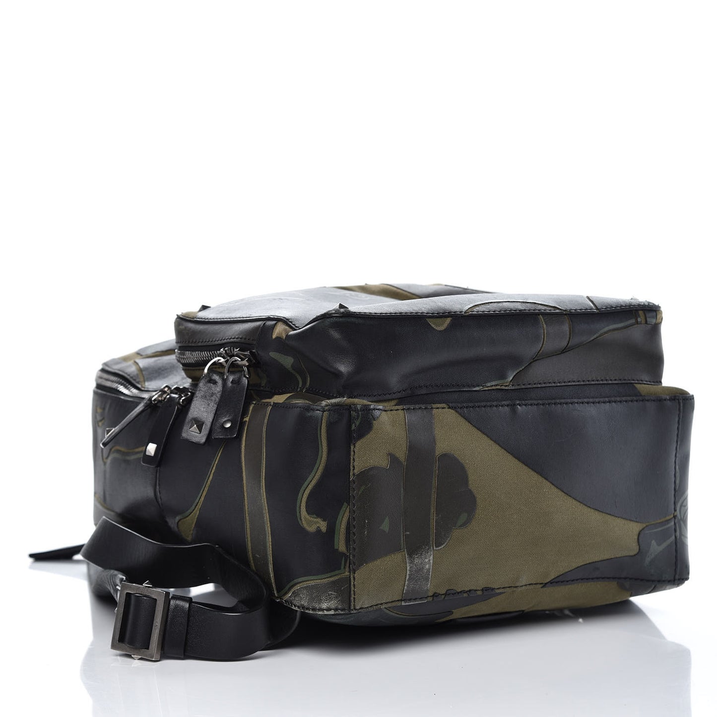 Nappa Canvas Panther Backpack Green