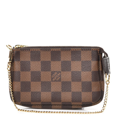 Louis Vuitton Damier Ebene Mini Pochette Accessories 1 of 8