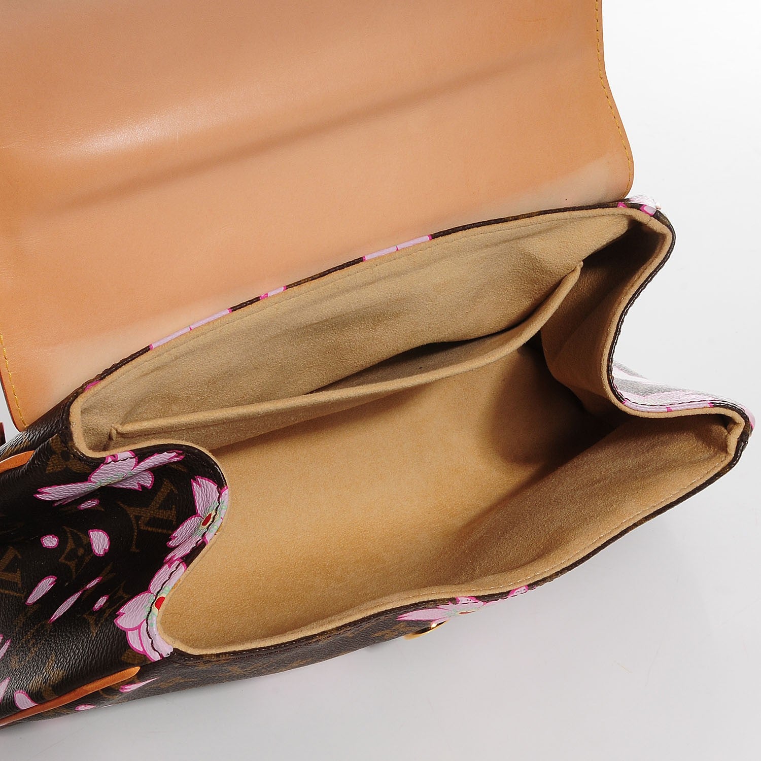 Louis Vuitton Monogram Cherry Blossom Sac Retro Bag Brown 5 of 7