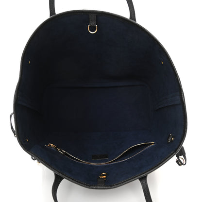 Louis Vuitton Empreinte Monogram Giant Neverfull MM Black 5 of 11