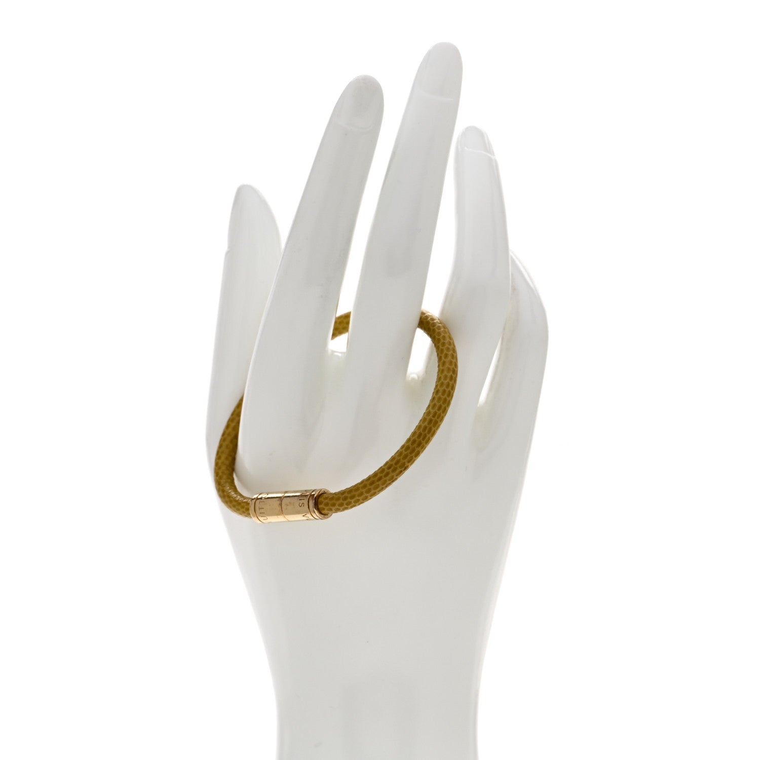 Louis Vuitton Lizard Keep It Bracelet 19 Yellow 2 of 4
