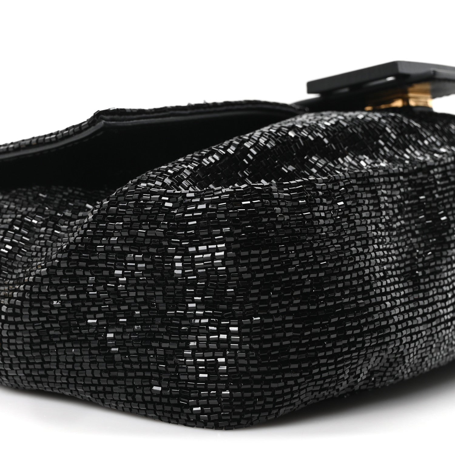 Fendi Beaded Baguette Black 7 of 8