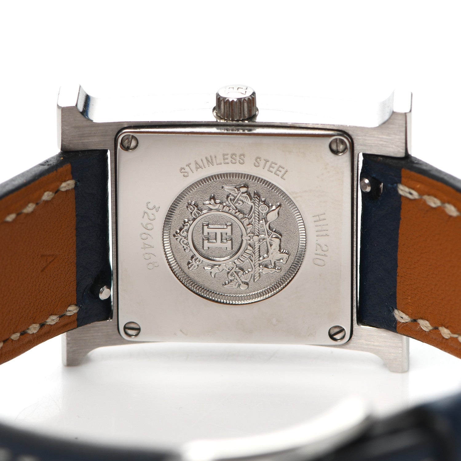 Hermes Stainless Steel Epsom Diamond 21mm Heure H Hour Quartz Watch Malta 4 of 5