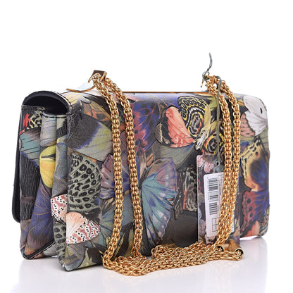 Valentino Garavani Canvas Vitello Camubutterfly Va Va Voom Shoulder Bag Multicolor 3 of 16