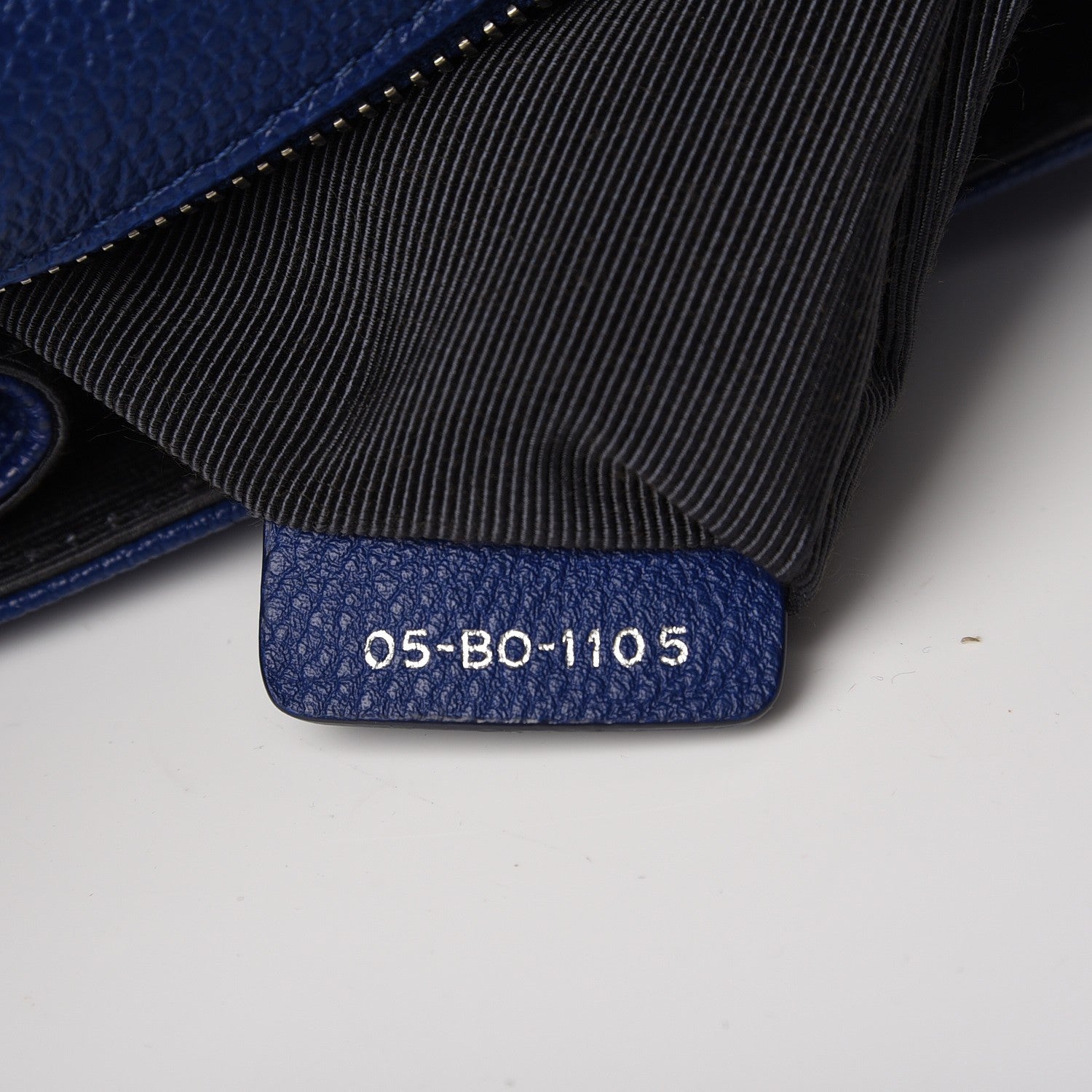 Christian Dior Grained Calfskin Medium Diorama Flap Bag Bleu De Minuit 7 of 7