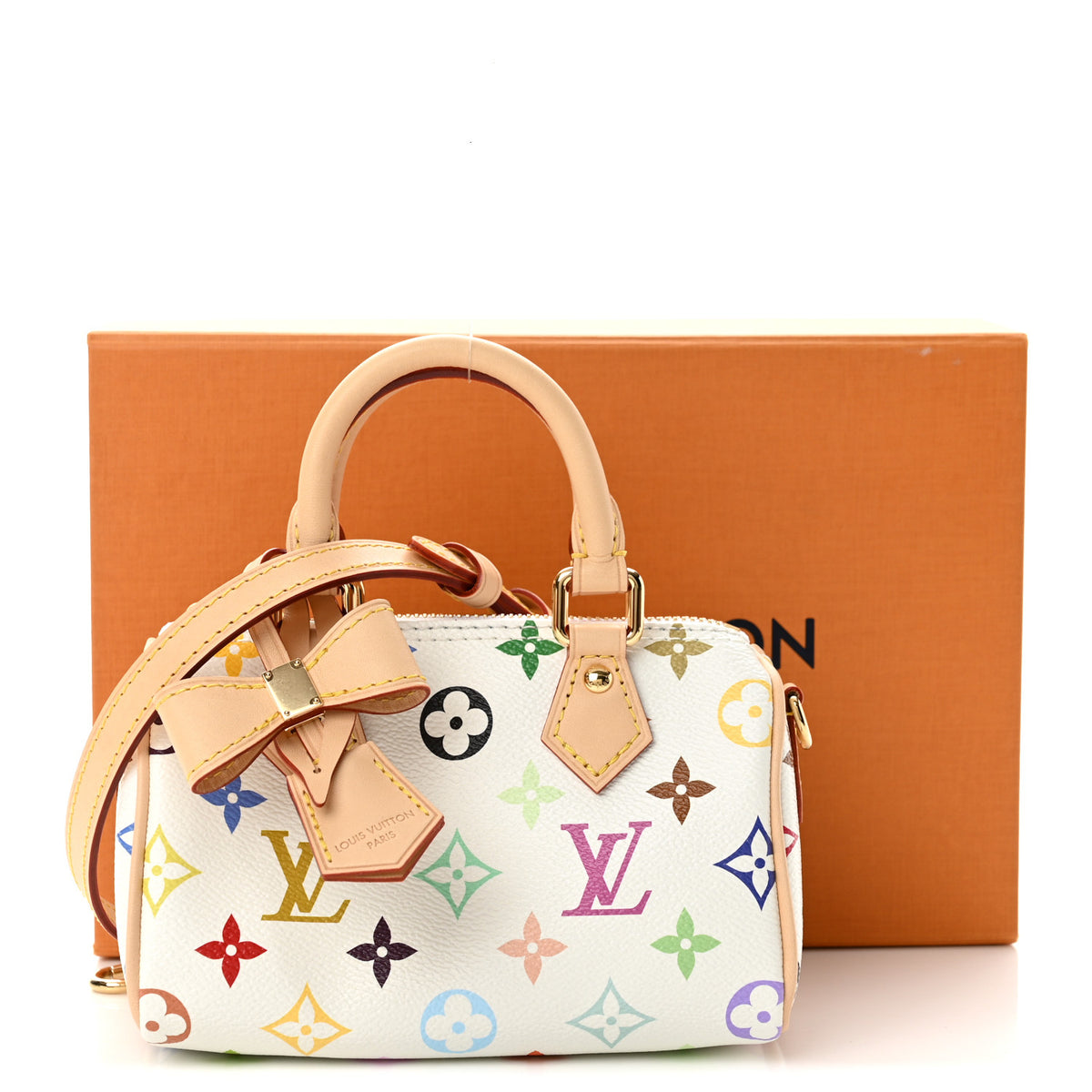 Louis Vuitton LV X TM Monogram Multicolor Nano Speedy White 10 of 10