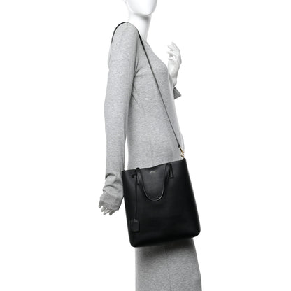 Saint Laurent Calfskin Toy Shopping Tote Black 2 of 15