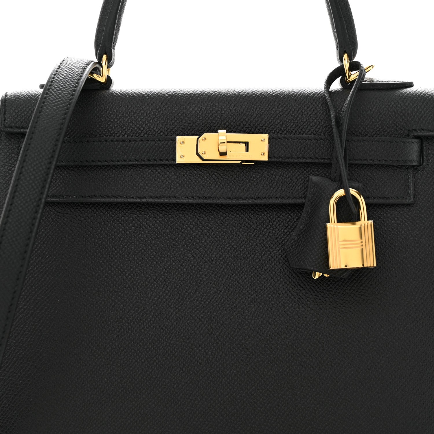Hermes Epsom Kelly Sellier 25 Black 8 of 11