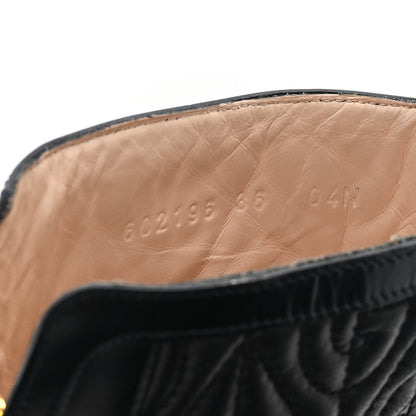 Gucci Calfskin Nappa Rhombus Quilted Trip Ankle Boots 36 Black 9 of 9