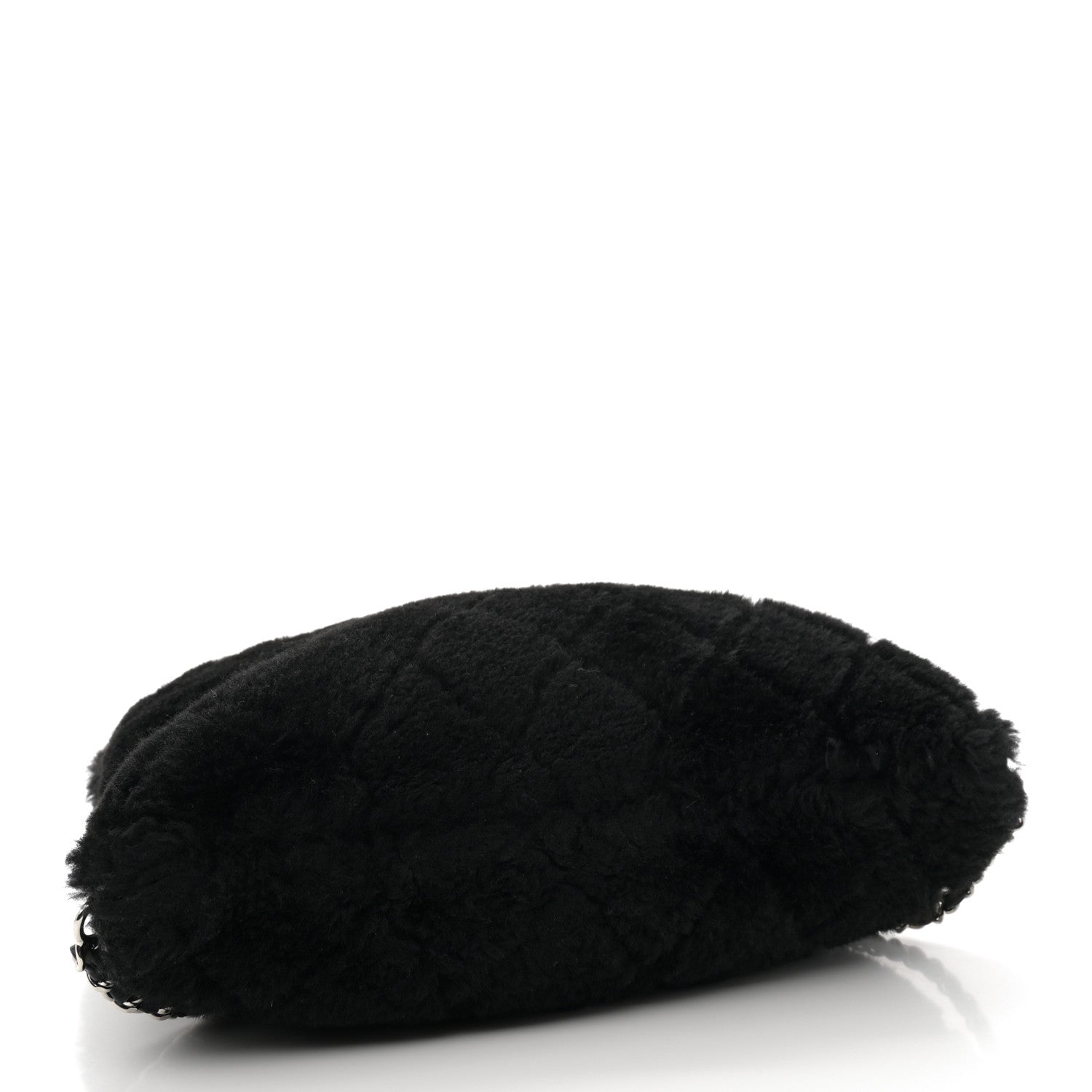 Chanel Shearling Lambskin CC Backpack Black 4 of 11