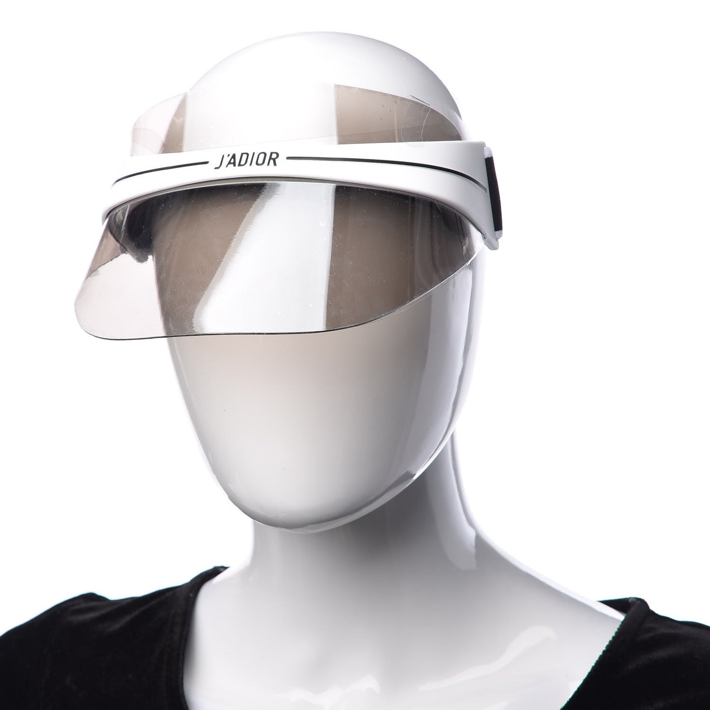 Mirrored DiorClub1 Sun Visor Silver