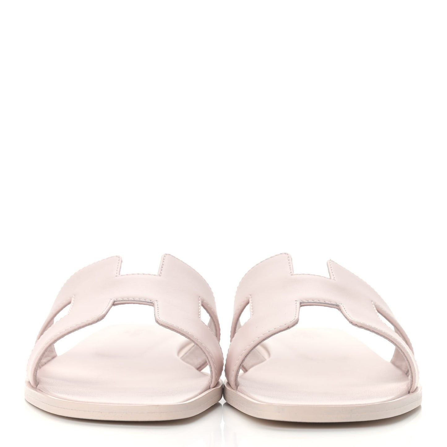 Box Calfskin Oran Sandals 39 Rose Pale