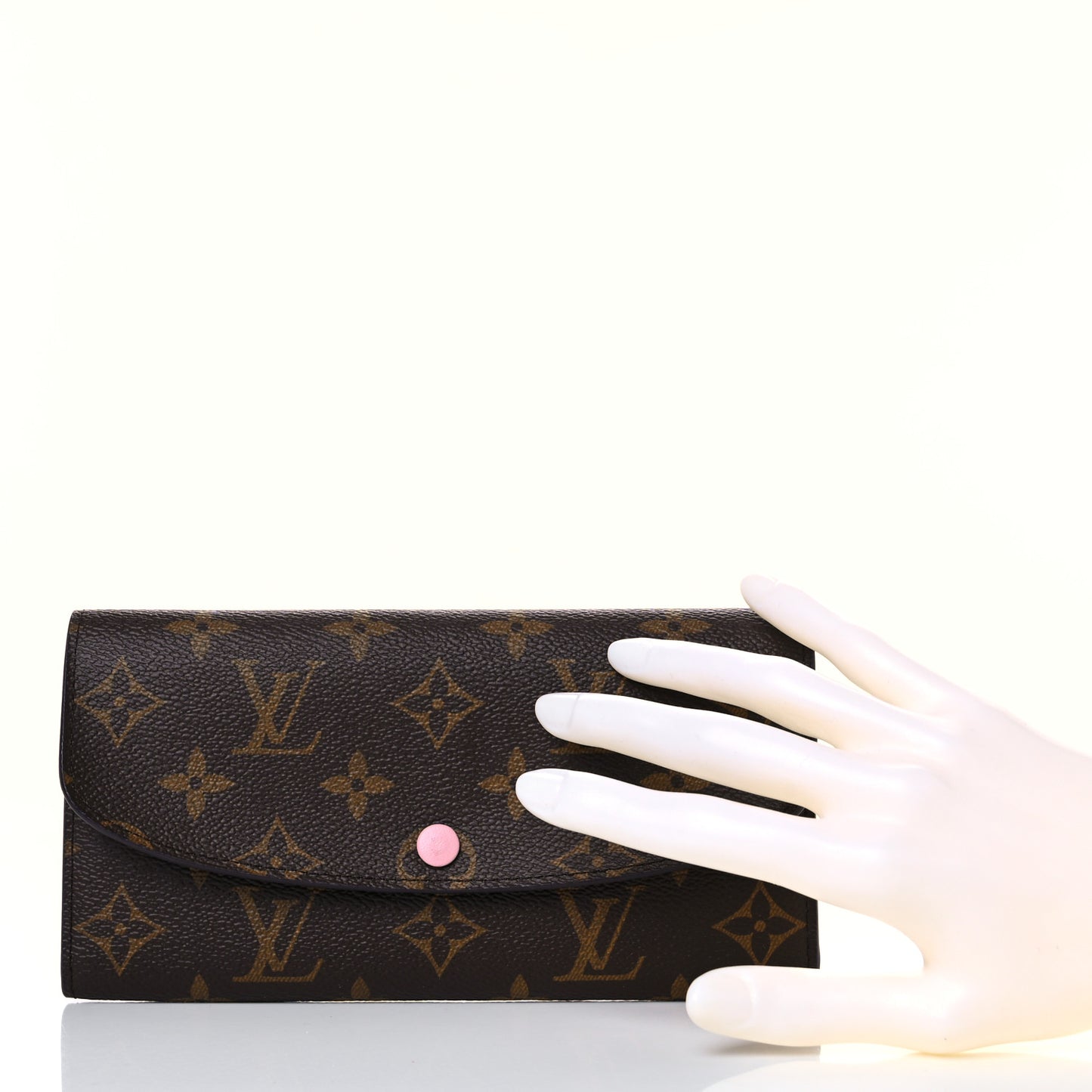 Monogram Emilie Wallet Rose Ballerine