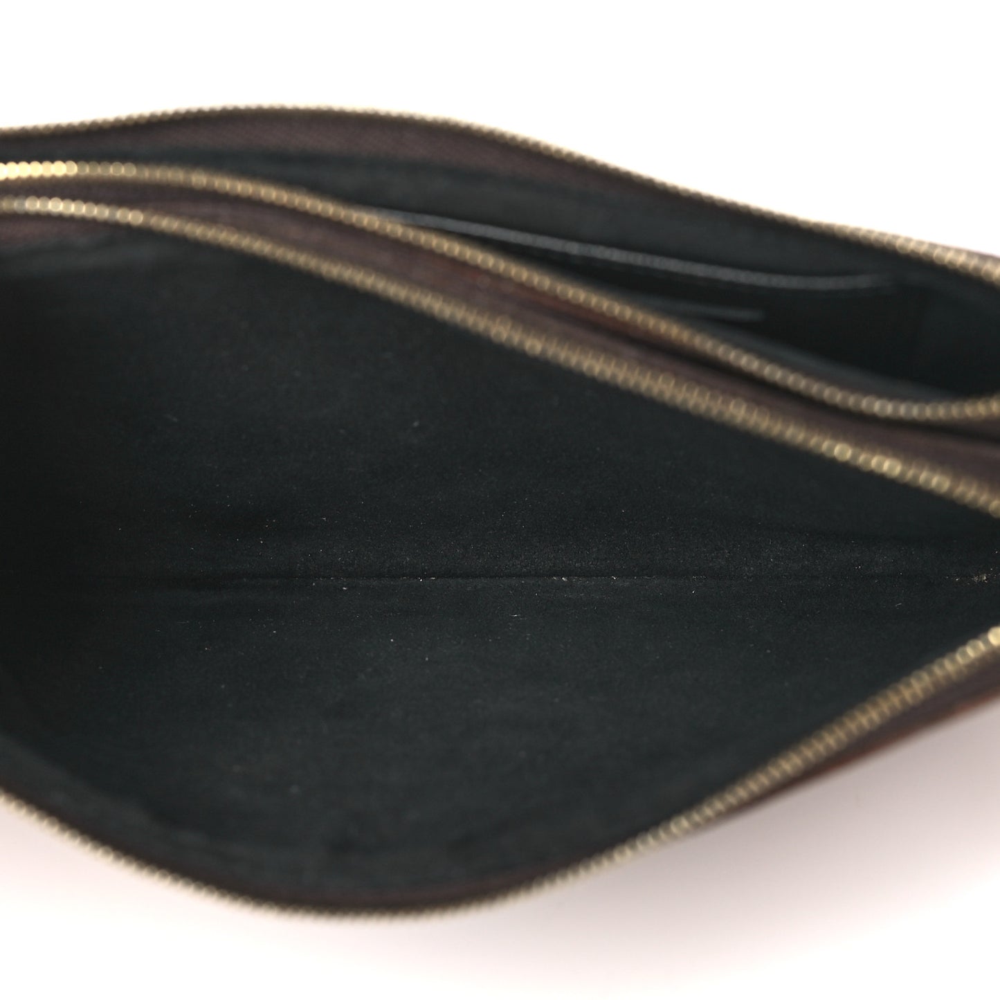 Reverse Monogram Giant Double Zip Pochette