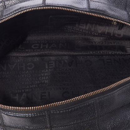 Chanel Caviar Square Stitched Tote Black 6 of 9