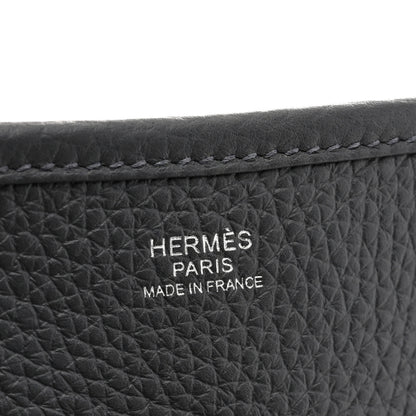 Hermes Taurillon Clemence Evelyne III GM Gris Misty 6 of 11