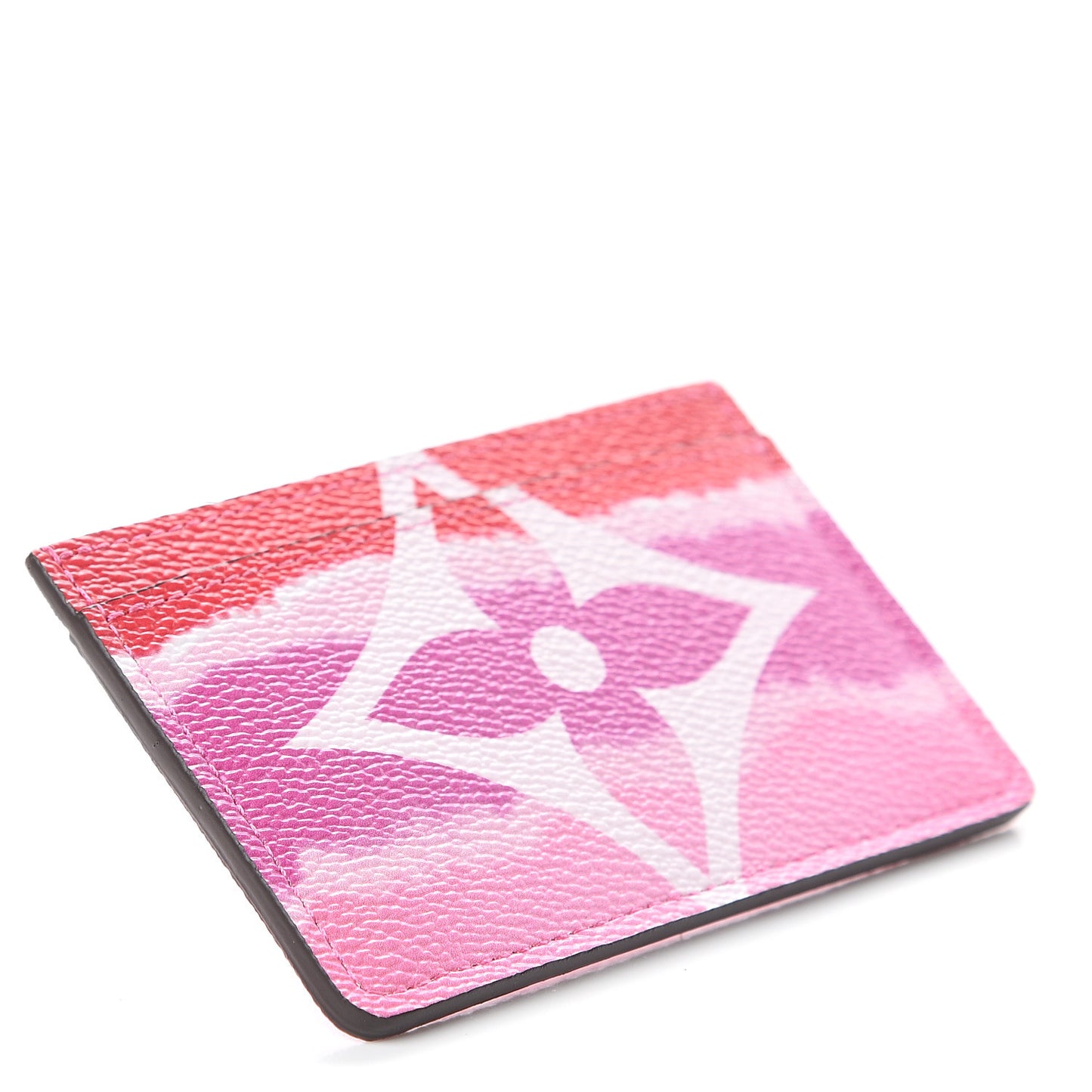 Monogram Escale Card Holder Rouge
