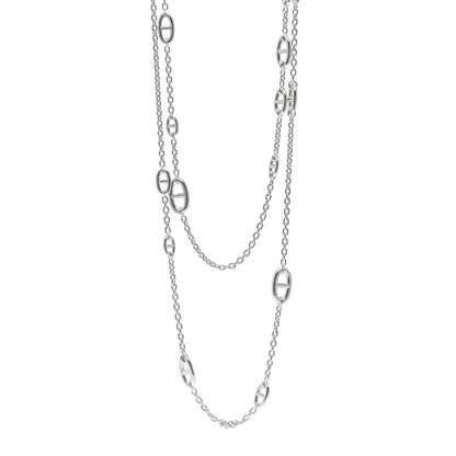 Hermes Sterling Silver Farandole Necklace 160 1 of 4