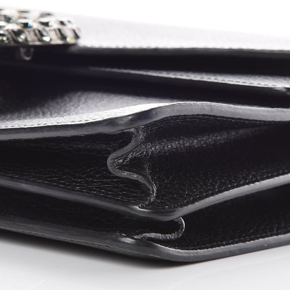 Gucci Pebbled Calfskin Small Dionysus Shoulder Bag Black 6 of 11