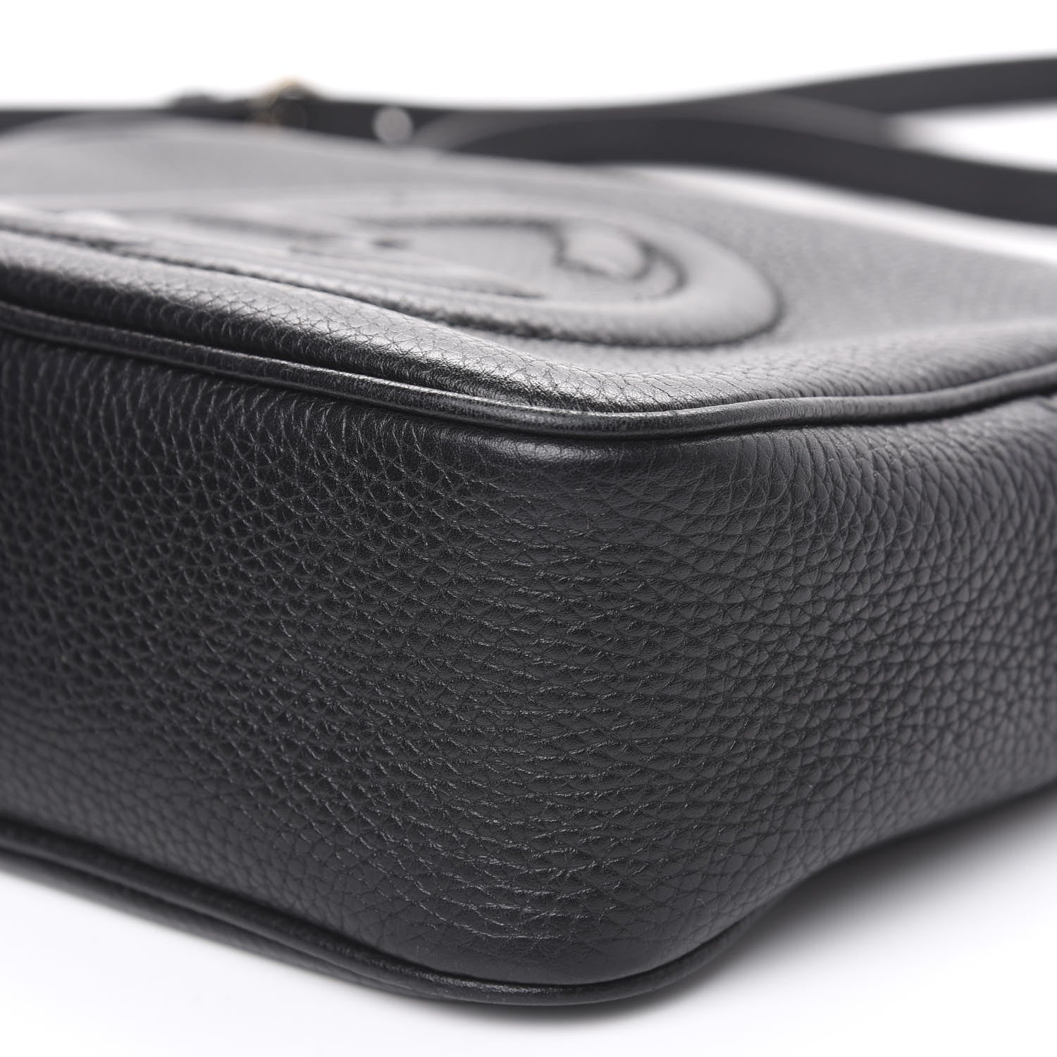 Gucci Pebbled Calfskin Small Soho Disco Bag Black 9 of 13